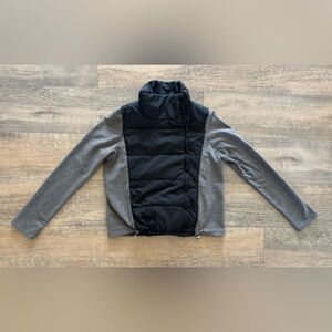 Sylvie Mado Boutique Mill Valley CA women’s size large grey black flawed jacket